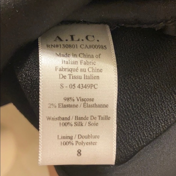 A.L.C. Black Beni Jumpsuit Size 8 EUC - Picture 8 of 8